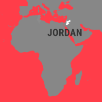 Map of Jordan