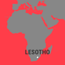 Map of Lesotho
