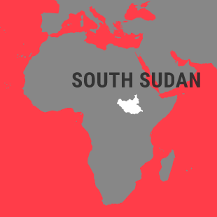 Map of South Sudan