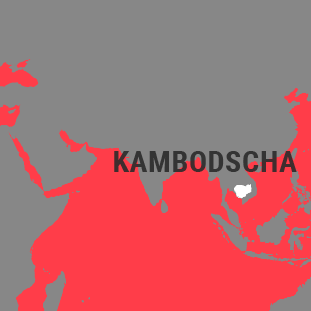 Karte von Kambodscha