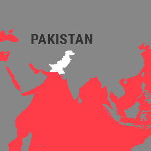 Karte von Pakistan